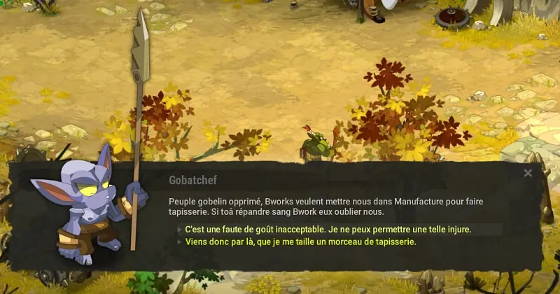 quête Les Gobelins de la Manufacture dofus