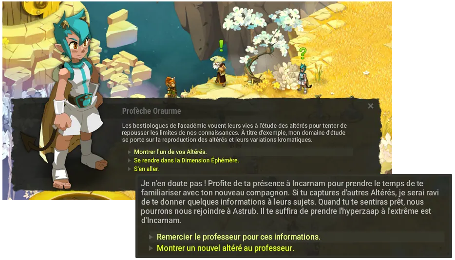 quête Bienvenue en Osatopia dofus