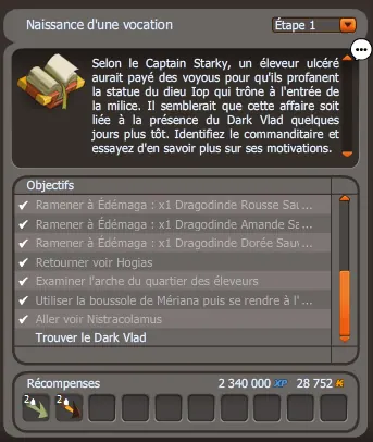 Naissance d'une vocation