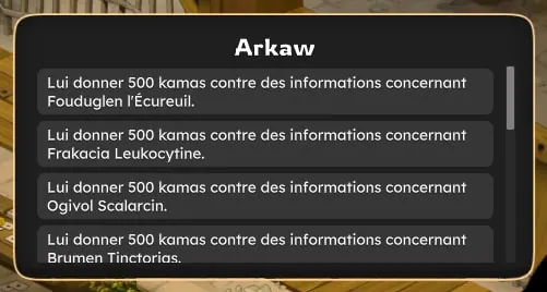 mise à jour 3.1 dofus avis de recherche