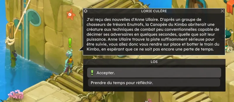 quête Tour de main