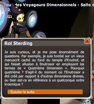 quête La quatrième dimension