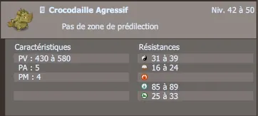 crocodaille agressif
