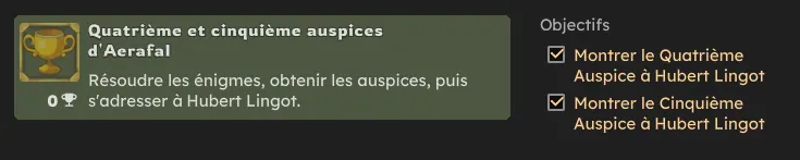 Les Auspices d'Aerafal dofus