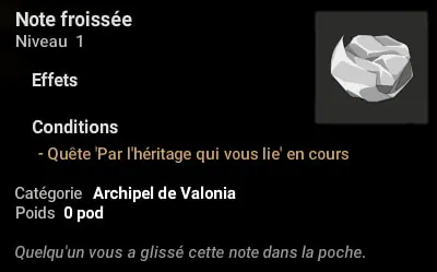 quête Par l'héritage qui vous lie dofus