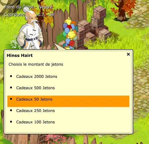 Comment obtenir des jetons Ivoire dofus retro