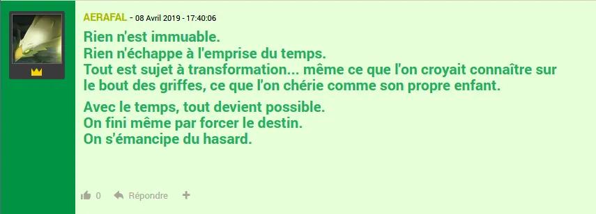 Les Auspices d'Aerafal dofus