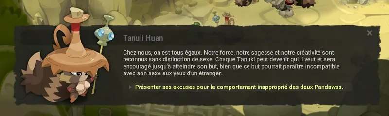 quête L'égalité des sexes dofus