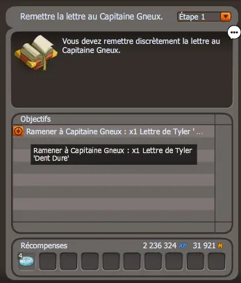 quete Quatrieme postage dofus