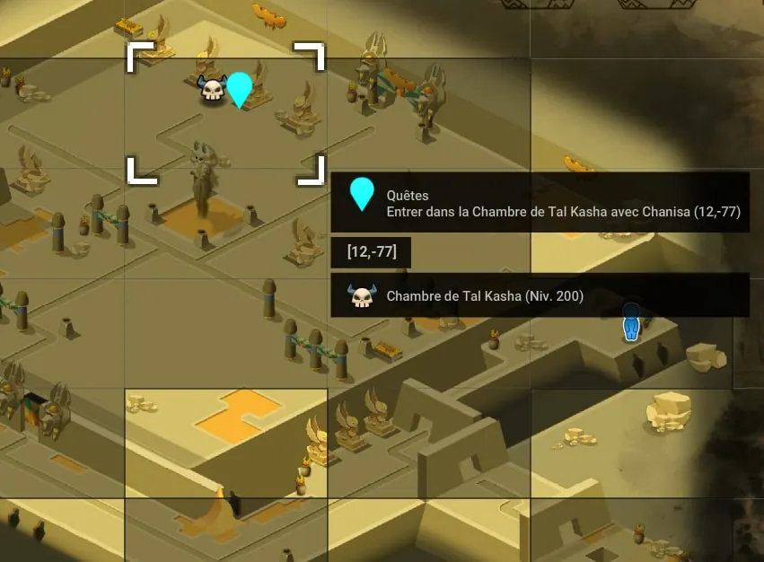 quête Le secret de la pyramide