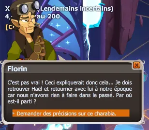 quete Les visiteurs du futur dofus