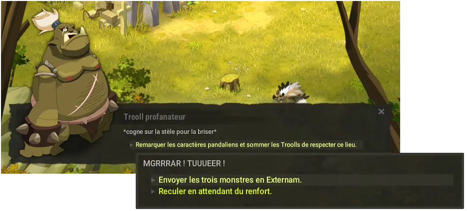 quête Rester planté là dofus