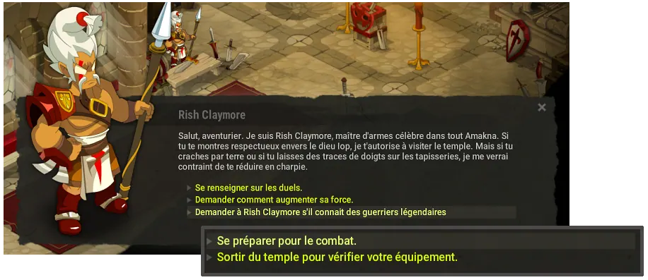 quête Au-delà de la gloire