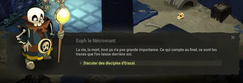 quête À l'ombre des murs dofus