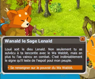 quête Le château du Wa