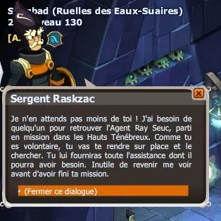 quête Balance la sauce