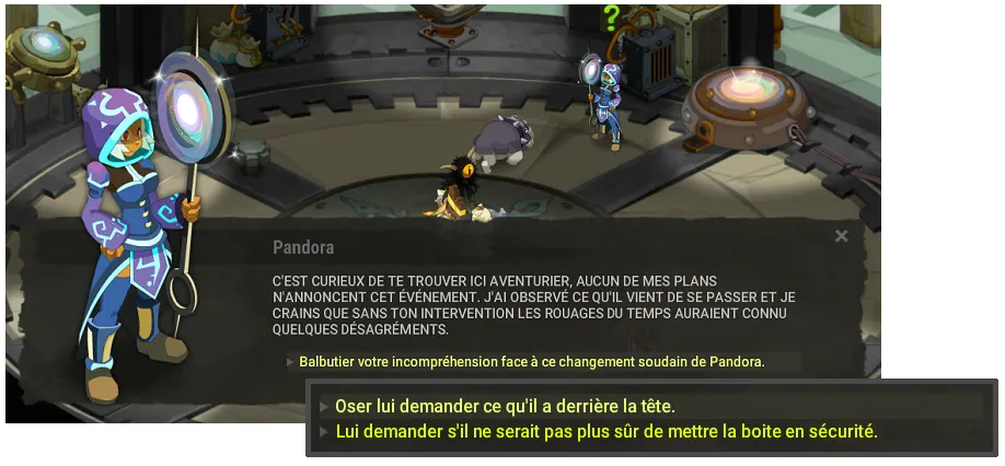 quête Une boite pour les asservir tous