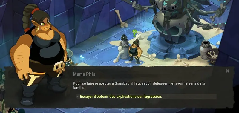quête À l'ombre des murs dofus