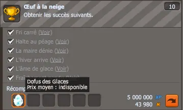 Le dofus des glaces