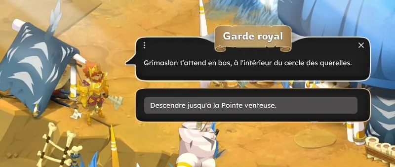 quête Trois coeurs un roi dofus