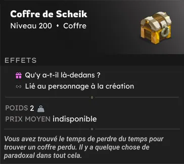quête Chasse au trésor de Scheik dofus
