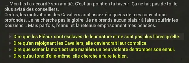 quête L'avis de la Mort