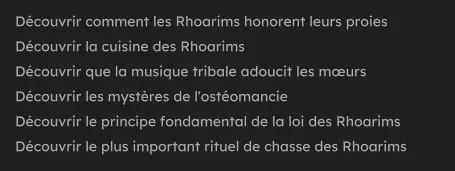 quête Un hôte de marque