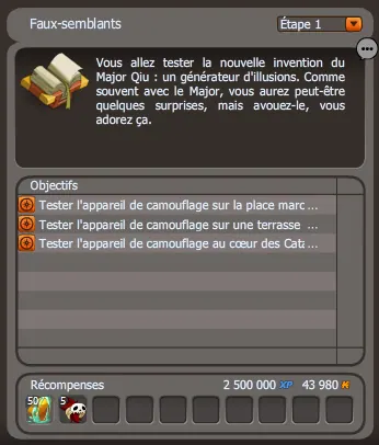 quête Faux-semblants