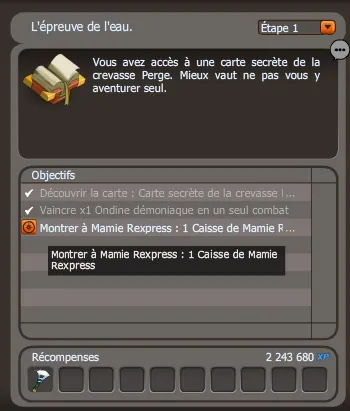 quête Tous pour un