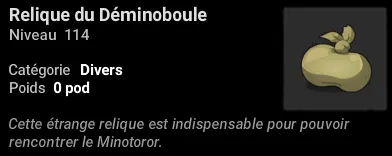 Relique du Déminoboule