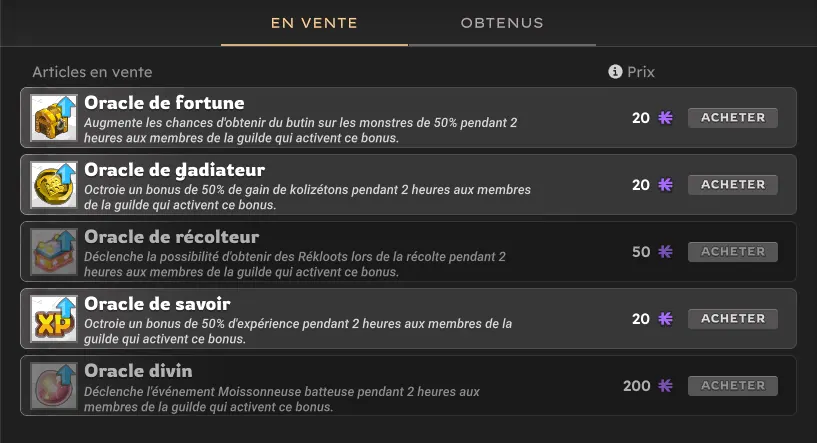 guide guildes dofus