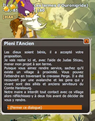 quête Chauffage à moindre frais dofus