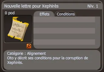 nouvelle lettre pour xephirès