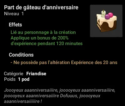 quêtes des 20 ans de Dofus