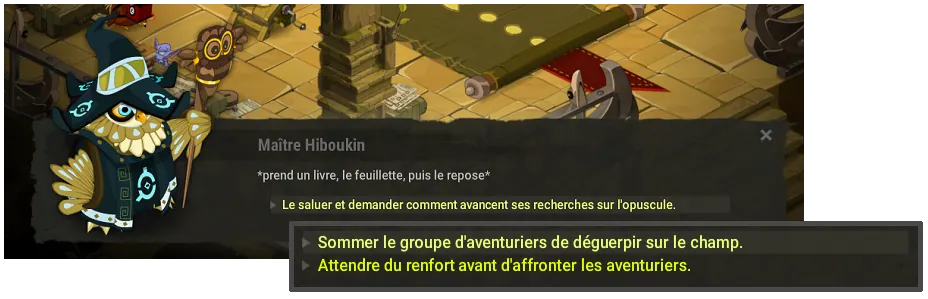 quête Les quatre volontés