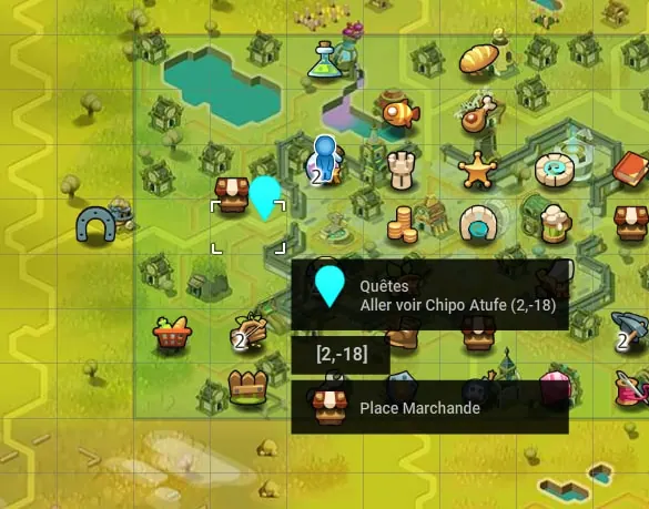 quête La fête de la chocopépite dofus