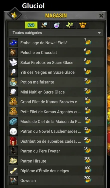 Les boutiques de Nowel