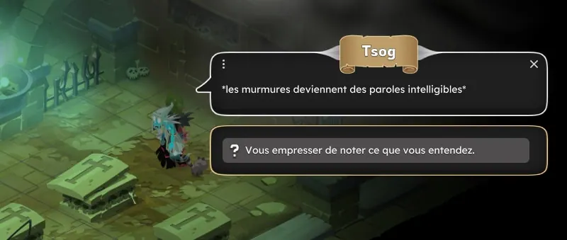 quête Le fantôme de Tsog