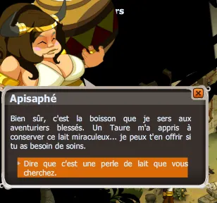 quete Il faut battre le lait quand il est chaud dofus