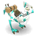 Dragodinde Ivoire et Turquoise