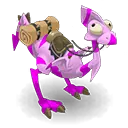 Dragodinde Prune et Orchidée