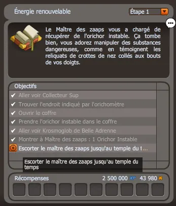Énergie renouvelable dofus