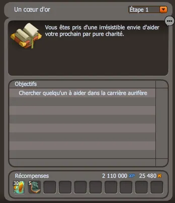 un coeur d'or dofus