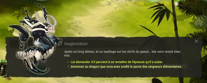 quête Par ce serment s'écrit le monde