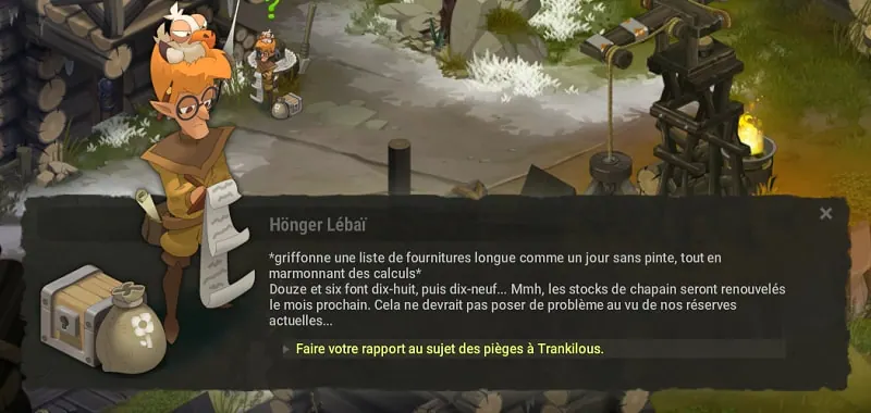 quête Dans la gueule du Trankilou dofus
