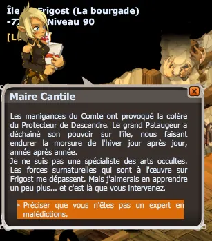 malédiction dofus
