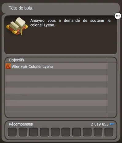 quête Vengeance par procuration dofus