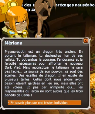 quête Les bandits de Cania