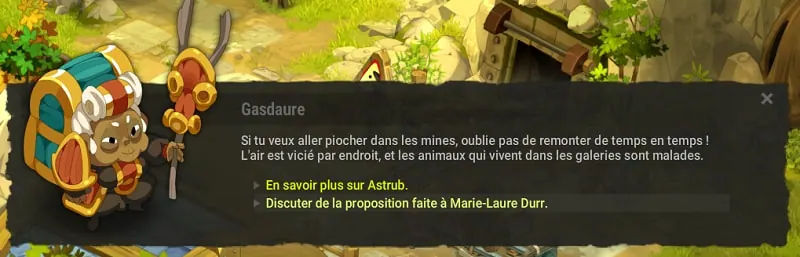 quête La fête de la chocopépite dofus