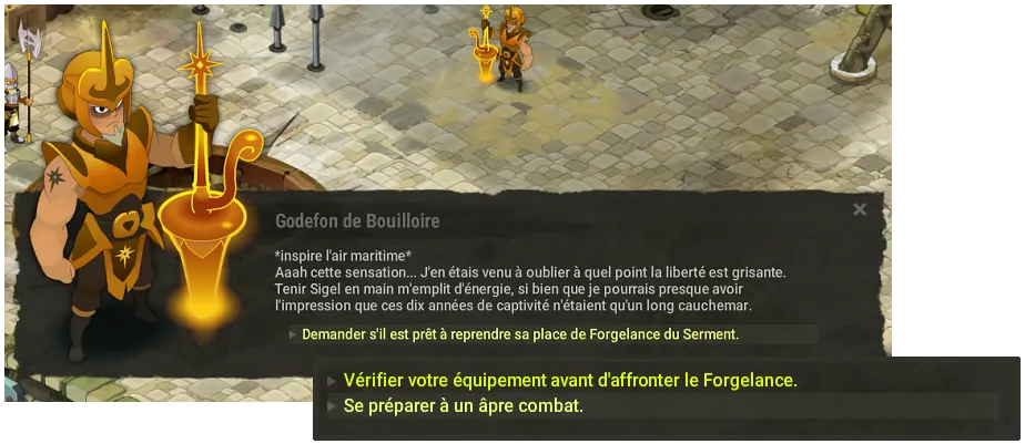 quête Par l'héritage qui vous lie dofus